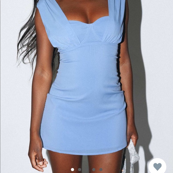 Blue Princess Polly Mini Dress - Picture 1 of 3